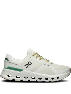 On Running Cloudrunner 2 Low Top Athletic Sneaker White/Green/Mustard